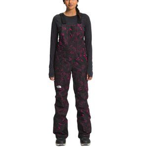 The North Face Freedom Insulated Bibs - Women's Size L  Roxbury Pink Halftone Fl